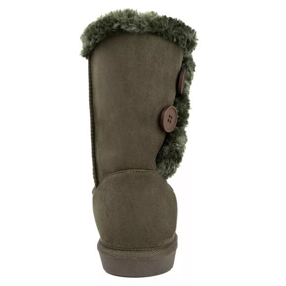 SUGAR Women's Marty Cozy Regular Calf Winter Boots army green W/fur 9M - Picture 8 of 12